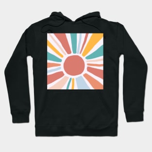 colorful abstract boho sunshine Hoodie